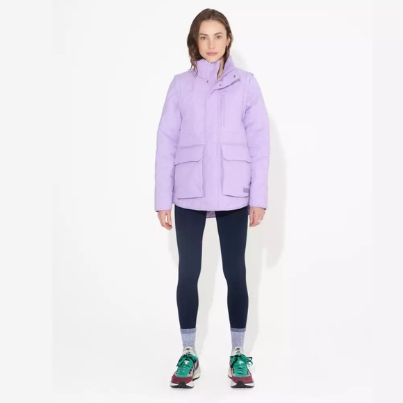 Halfdays Ski Set Davis Convertible Jacket Emma Soft Shell Pant Lilac Purple - Picture 2 of 10